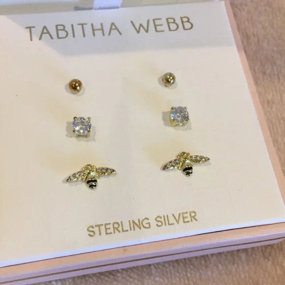 tabitha webb Jewelry Tabitha Webb Bee Pierced Earring Trio